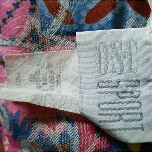 Women’s OSC Sport Vest – Size M – Blue Floral Pattern – Button Front - Picture 5 of 5